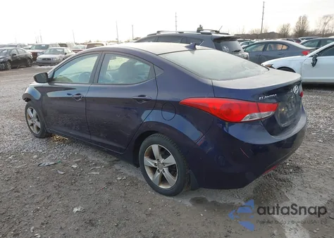 2013 Hyundai Elantra Gls из США, поврежденный, VIN 5NPDH4AEXDH280935